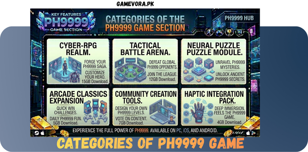 PH9999 Game Categories in Pakistan 2026