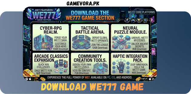 WE777 Game Download in Pakistan 2026