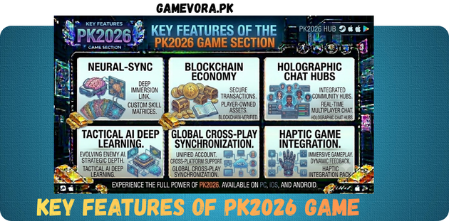PK2026 Game Key Features in Pakistan 2026