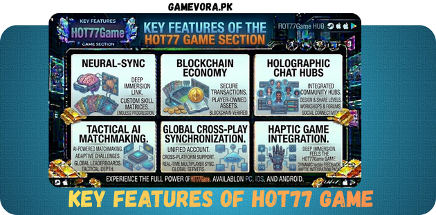 HOT77 Game Key Features In Pakistan 2026