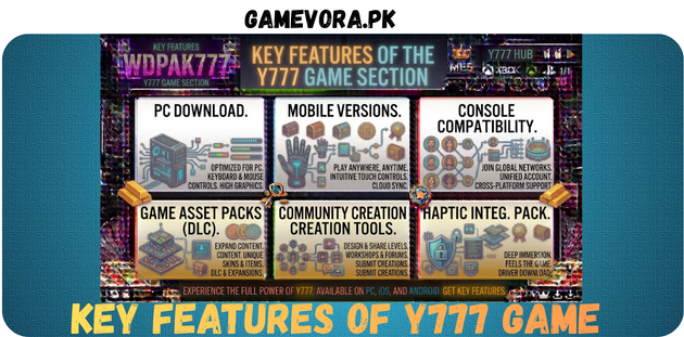 Y777 Game Key Features in Pakistan 2026