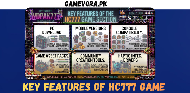 HC777 Game Key Features in Pakistan 2026